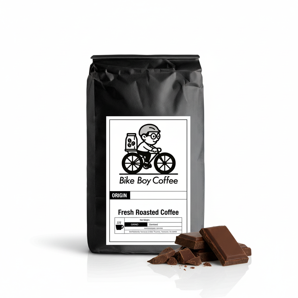 Coffee bag with chocolate